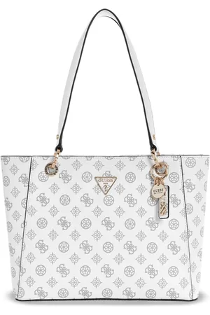 Guess Women Brand Logo Printed Structured Shoulder Bag