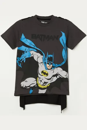 Lifestyle Boys Batman Graphic Printed Round Neck Cotton T-shirt