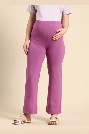 Blush Women Knitted Maternity Palazzos