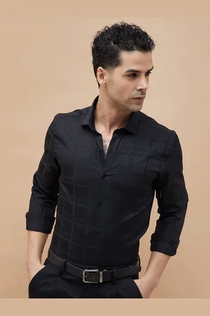 Lifestyle Men Slim Fit Opaque Checked Casual Shirt