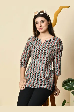 AO Services Women Cotton Printed Tunic