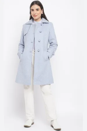 Latin Quarters Women Blue Longline Tailored Jacket