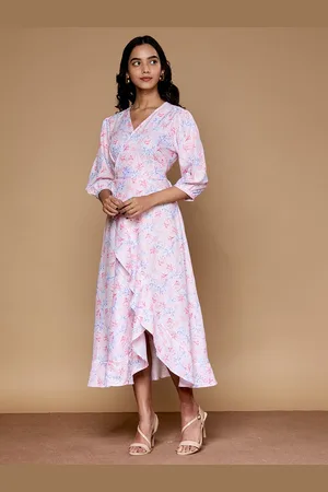 Saaki Floral Print Midi Dress
