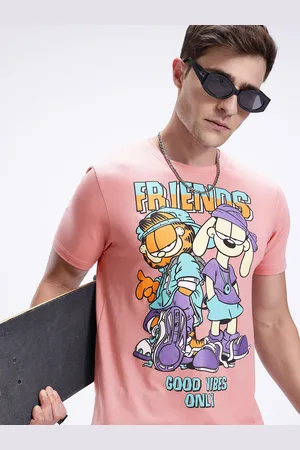 Kook N Keech Garfield Printed Pure Cotton T-shirt