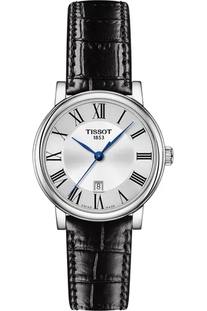 Tissot Women Silver-Toned Carson Premium Lady Analogue Watch T1222101603300