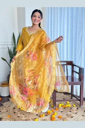 Kalini Women Regular Kurta with Palazzos & With Dupatta