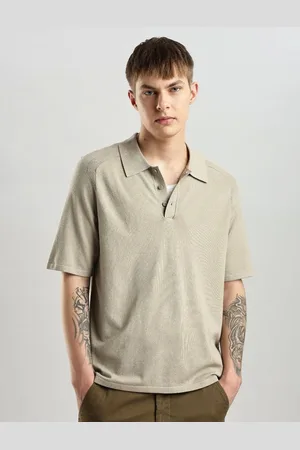 Calvin Klein Men Polo Collar Pockets T-shirt