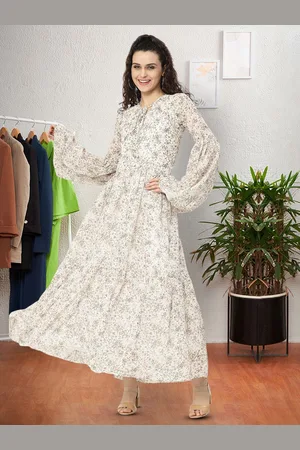 Moda Rapido Floral Print Applique Fit & Flare Dress