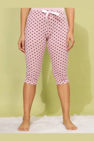 Dollar Missy Women Printed Pure Cotton Lounge Capris