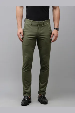 Park Avenue Men Solid Trousers