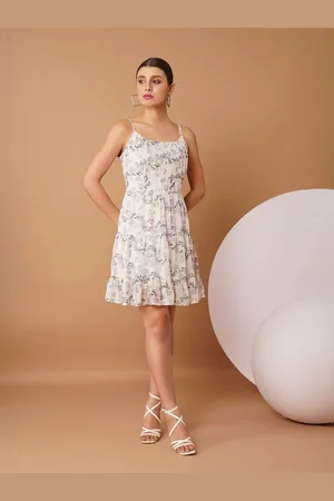 Chemistry Floral Print Georgette Fit & Flare Dress