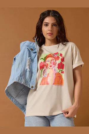 Mast & Harbour Women Printed T-shirt