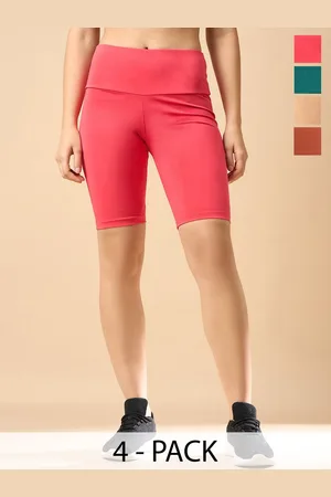 Color Capital Pack Of 4 Above Knee Gym Tights