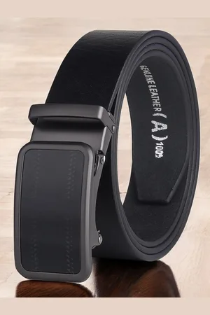 Metronaut Men Textured Leather Formal Belt