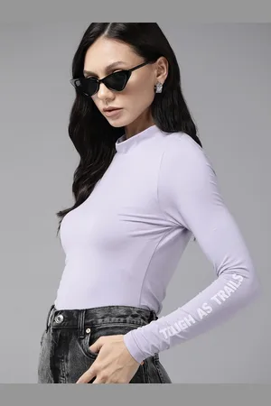 Roadster The Lifestyle Co. Women High Neck T-shirt