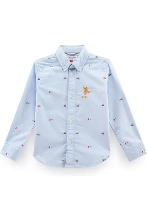 Ralph Lauren Boys Classic Conversational Printed Pure Cotton Casual Shirt