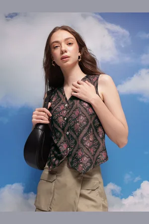 Corsica Indie Floral Printed Vest
