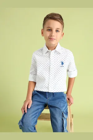 Ralph Lauren Boys Printed Pure Cotton Casual Shirt