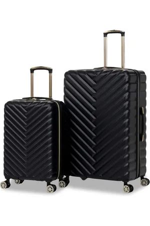 Kenneth Cole Set Of 2 Textured Hard-Sided Trolley Bags