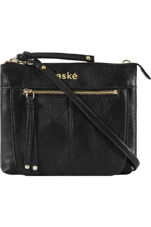 Eske Textured Leather Structured Sling Bag