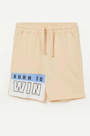 Lifestyle Boys Typography Printed Cotton Shorts