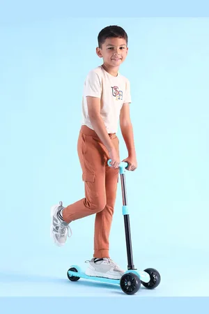 Ralph Lauren Boys Brand Logo Printed Pure Cotton Joggers