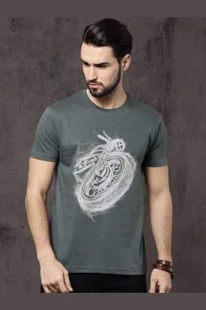 Roadster Time Travlr Men Grey Printed T-shirt