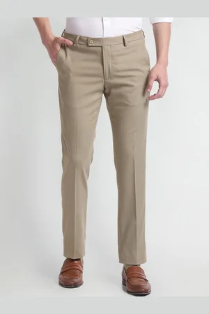 Arrow Men Slim Fit Mid-Rise Formal Trouser