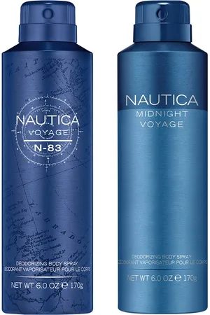 Nautica Set Of 2 Voyage N83 & Midnight Voyage Body Spray - 170 g Each