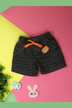 V-Mart Infants Mid-Rise Cotton Denim Shorts
