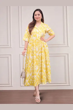 Moda Rapido Floral Print Applique Fit & Flare Dress