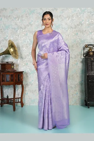 Mimosa Woven Design Zari Kanjeevaram Saree