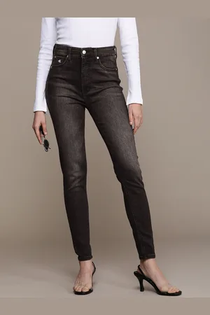 Calvin Klein Women Skinny Fit High-Rise Light Fade Stretchable Jeans