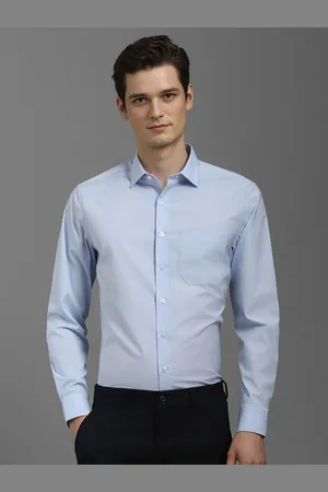 Louis Philippe Men Slim Fit Opaque Formal Shirt