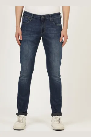 Wrangler Men Vegas Skinny Fit Low-Rise Light Fade Stretchable Jeans