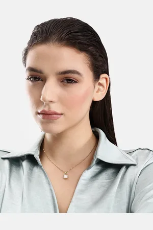 DressBerry Lock Shape Pendant with Chain