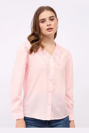 Styli Regular Fit Peter Pan Collar Shirt