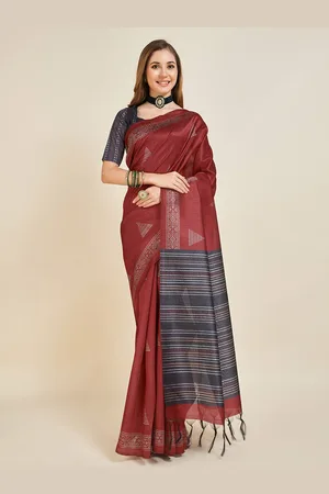 Ishin Geometric Woven Design Saree