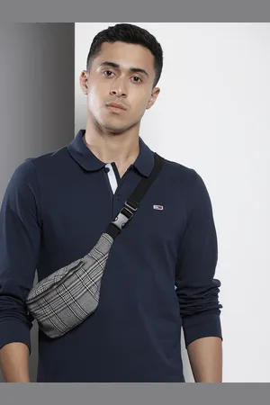 Tommy Hilfiger Men Sustainable Pure Cotton Polo Collar T-shirt