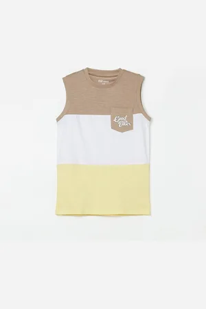 Lifestyle Boys Colourblocked Cotton T-shirt