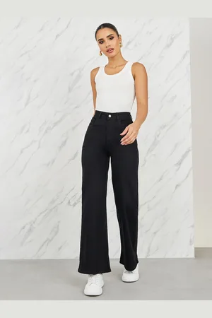 Styli Women Flared Mid-Rise Stretchable Jeans