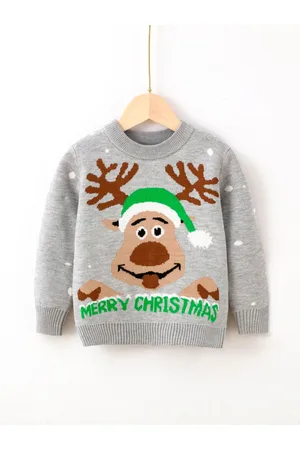 Stylecast Boys Grey Printed Pullover