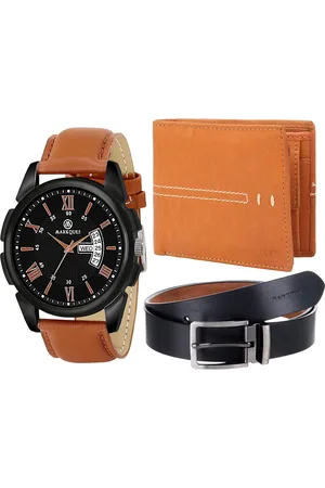 MARKQUES Men Leather Accessory Gift Set