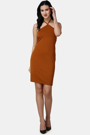 Popwings Halter Neck Bodycon Dress