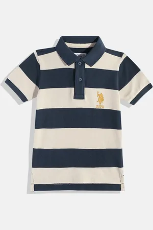 Ralph Lauren Colourblocked Polo Collar Pure Cotton T-shirt