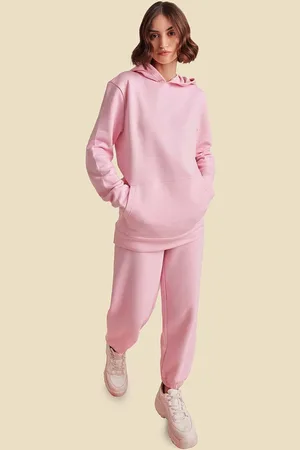 Muvazo Women Mid-Rise Training or Gym Fleece Relaxed-Fit Joggers