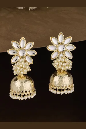 ATIBELLE Contemporary Jhumkas Earrings