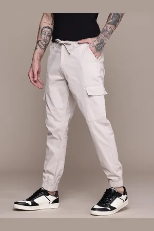 WROGN Men Cargo Style Joggers Trousers