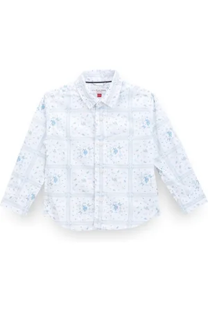 Ralph Lauren Boys Classic Opaque Printed Casual Shirt