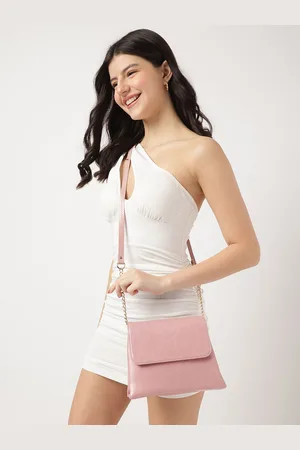 Fastrack Women Powder Pink Sling Bag